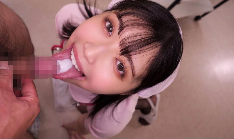 【性処理専用×ご奉仕ナース】入院中に蓄えた精子を全搾取する淫乱美女！「いっぱい溜まってるね♪」濃厚舌攻めで即イキ！