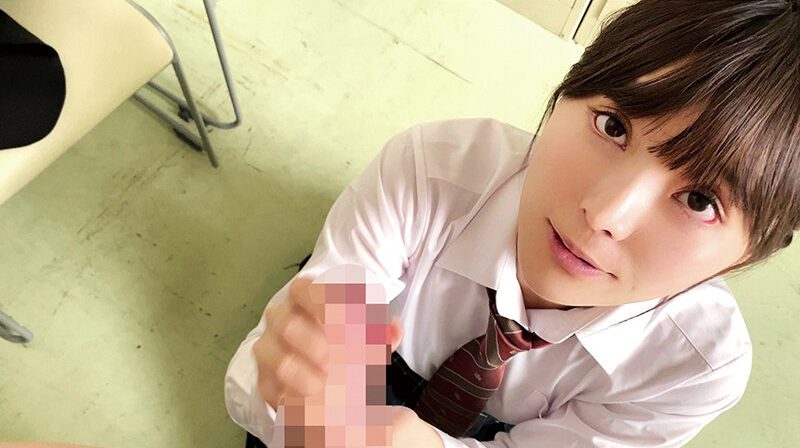 【JK×禁断性交】スレンダー美少女が先生のおチンポをねっとりハメ！放課後の誰もいない場所で内緒の性交！