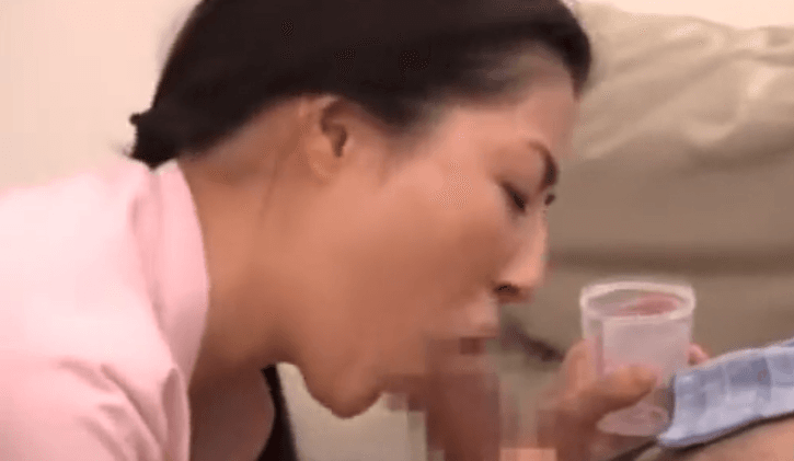 【熟女×看護婦】変態ナースが精液検査のためのザーメンを自らのお口でジュボフェラして搾取しちゃう！