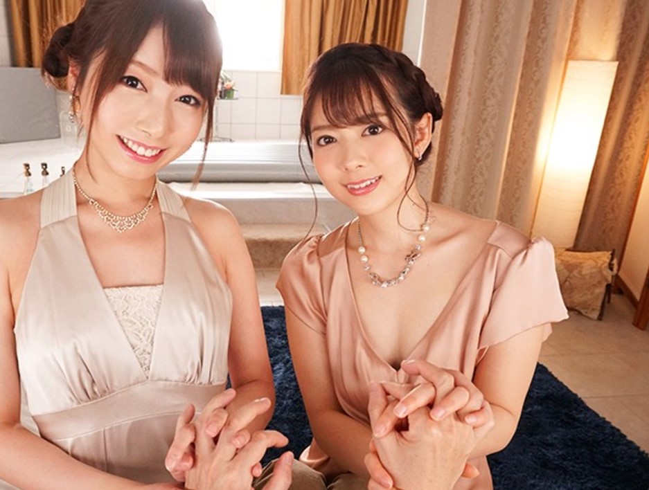 体型がエロすぎるお姉さん二人組と変態3Pwwサンドイッチバック挿入で無限孕ませザーメン放出ww