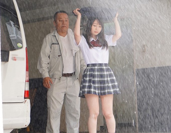 【夢乃あいか】ずぶ濡れ巨乳JKに精子パンパンwwたまらず襲いかかり豊満エロボディを堪能しまくりww