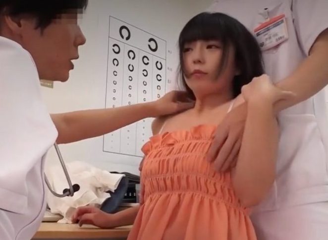 【犯され×清楚美少女】童顔美女が変態医師のエロ検診で全身犯され膣奥まで検査されちゃう！