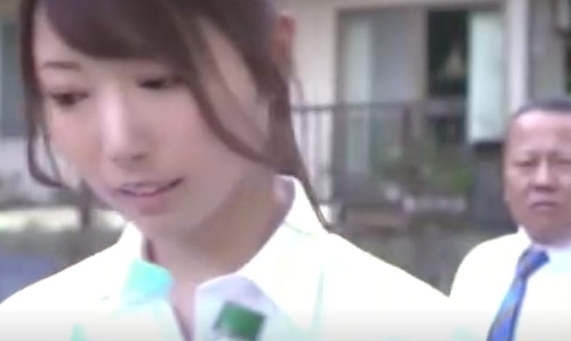 【NTR×OL】セクハラ上司が巨乳女性社員を出張先で無理やり犯しオマンコとデカパイをイカされ！