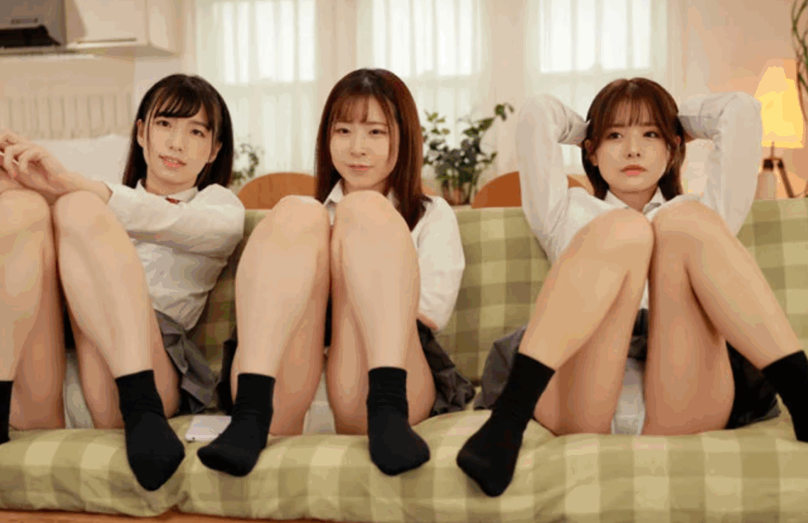 【変態JK達×逆レイプ】発情期メスガキ達が絶倫チ◯ポを虐め倒しwwレズキスあり生挿入ありのやりたい放題逆レイプww